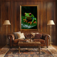 Vibrant Rainforest Frog Poster