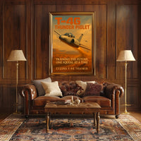 T-46G Thunder Piglet Jet Aviation Poster