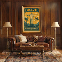 Explore the Wonders of Brazil Poster