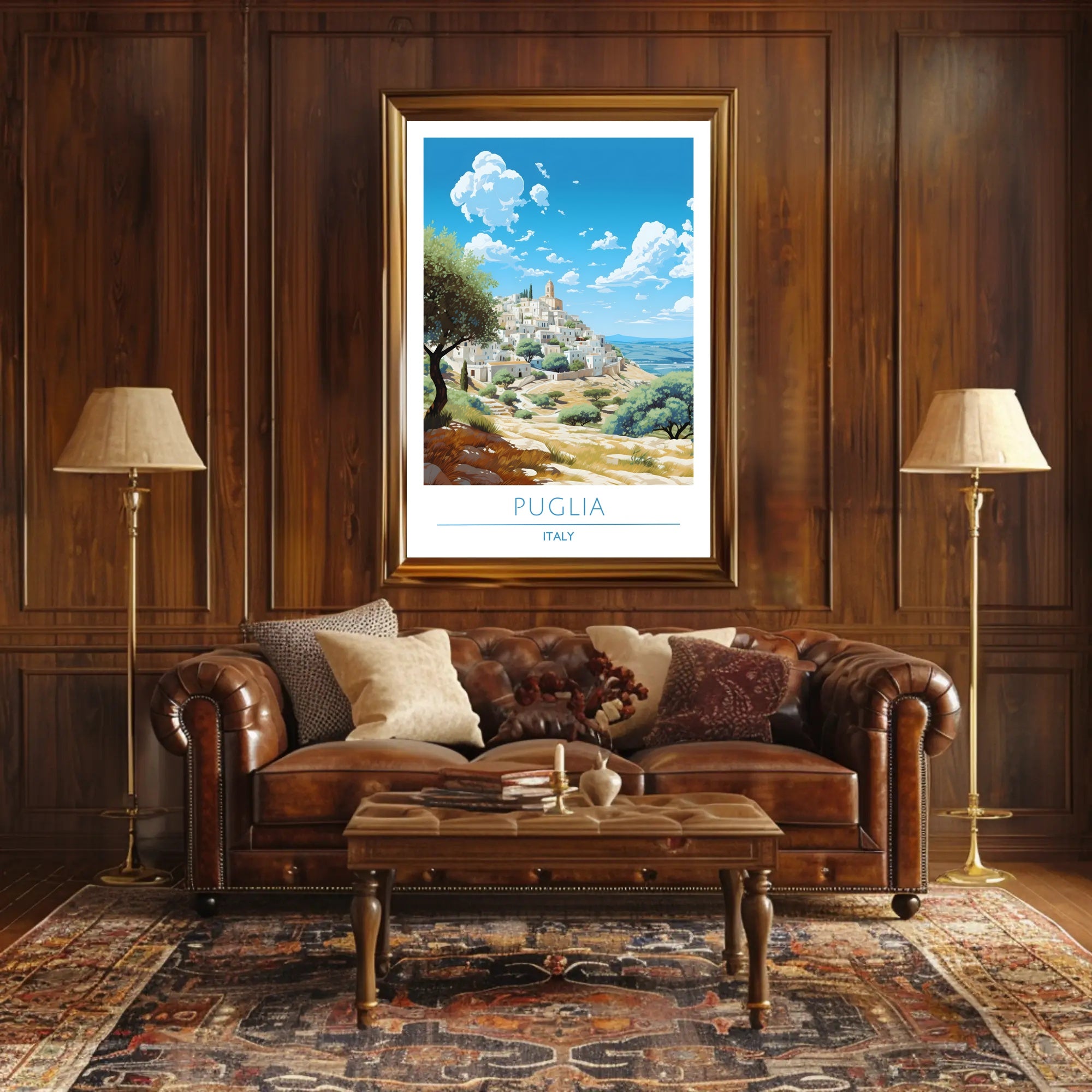 Scenic Puglia Poster