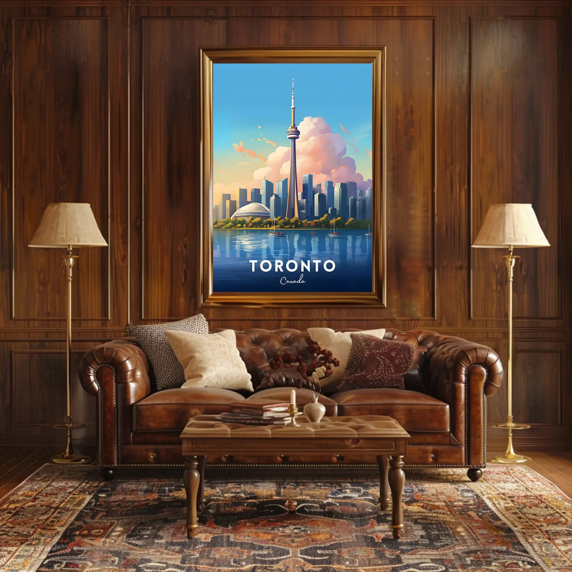 Toronto Skyline Poster