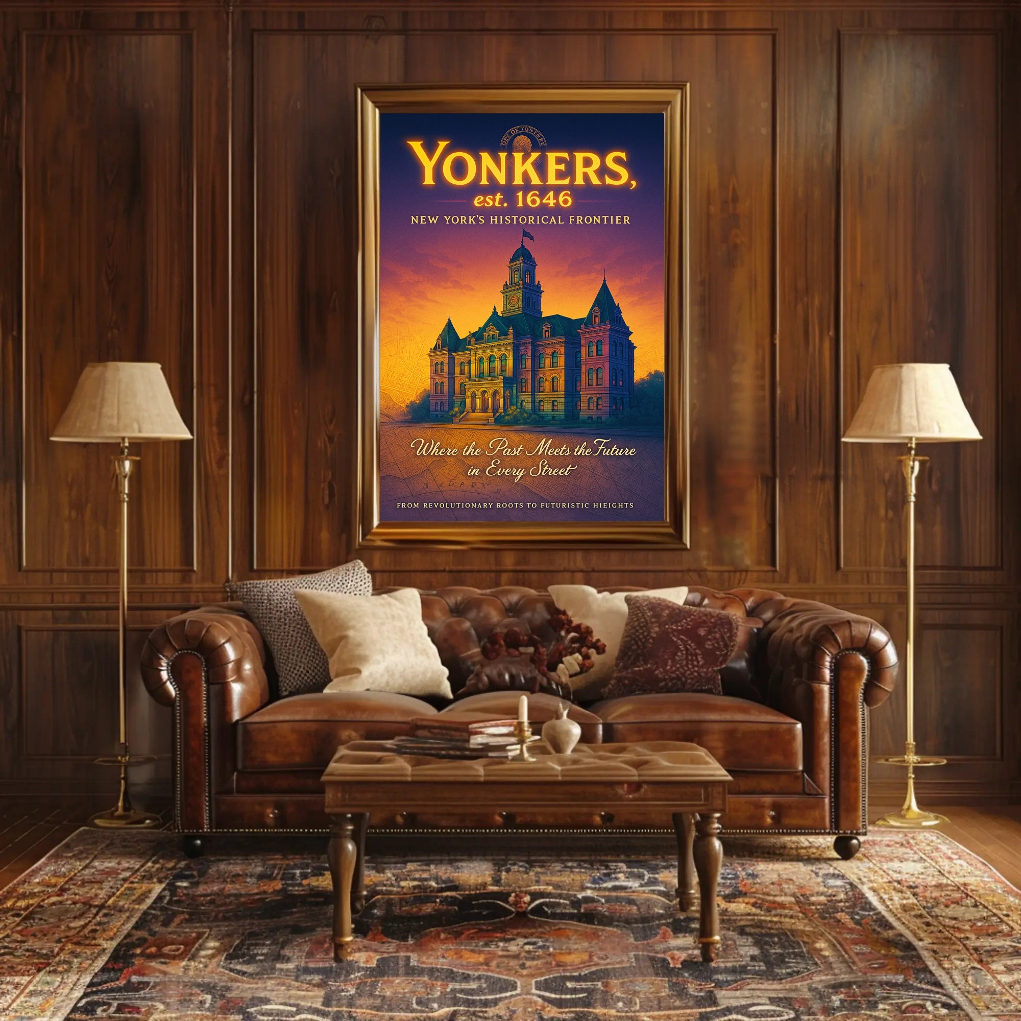 Yonkers New Yorks Historical Frontier Poster PosterGoat