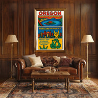 Oregon Pioneering Bottle Deposit Poster