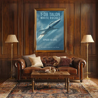 T-38 Talon Jet Speed Enthusiast Poster