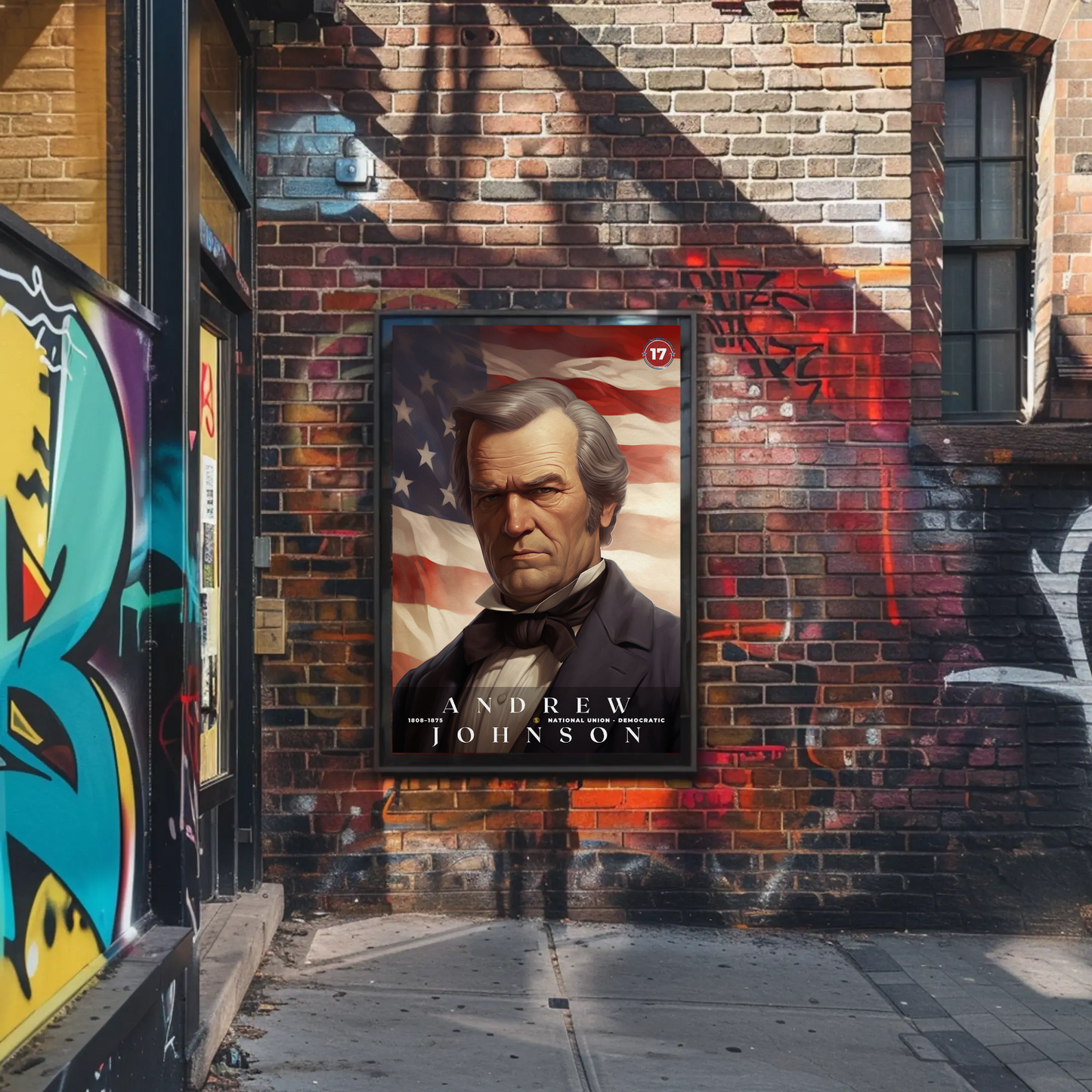 Andrew Johnson 17th President Of The United States Portrait