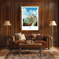 Assisi: A Serene Italian Landscape Poster
