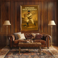 Chicago White Stockings Celebrating Baseball History Poster