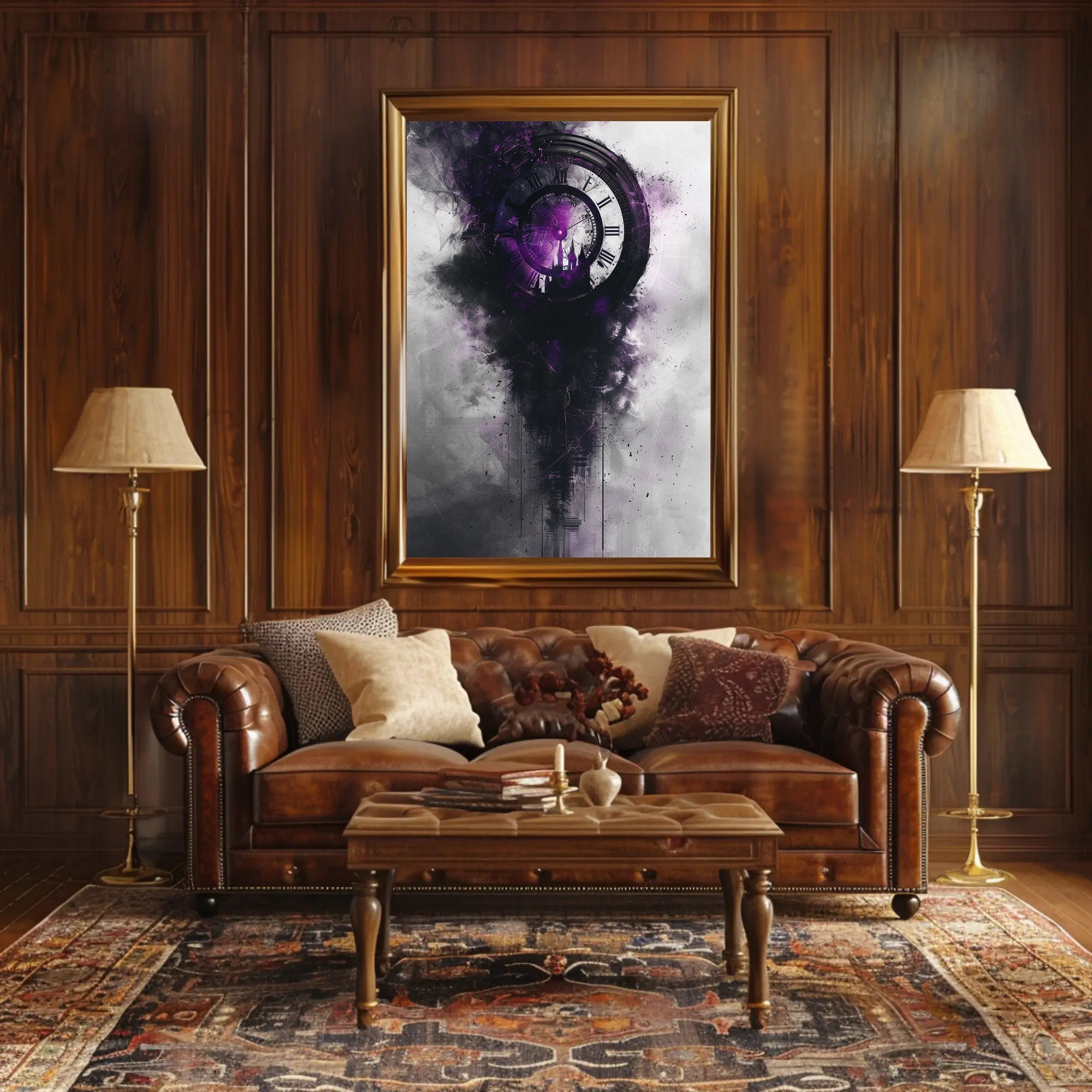 Ancient Egyptian Cosmic Crow Surrealism Art Poster PosterGoat