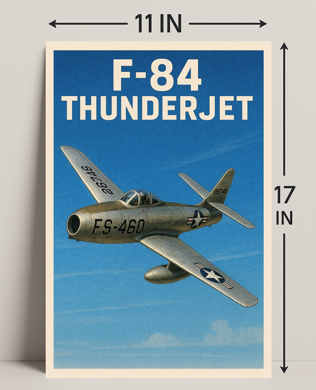 F-84 Thunderjet Poster PosterGoat