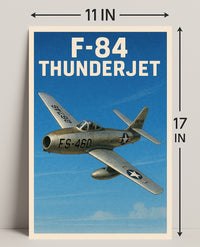 F-84 Thunderjet Poster PosterGoat