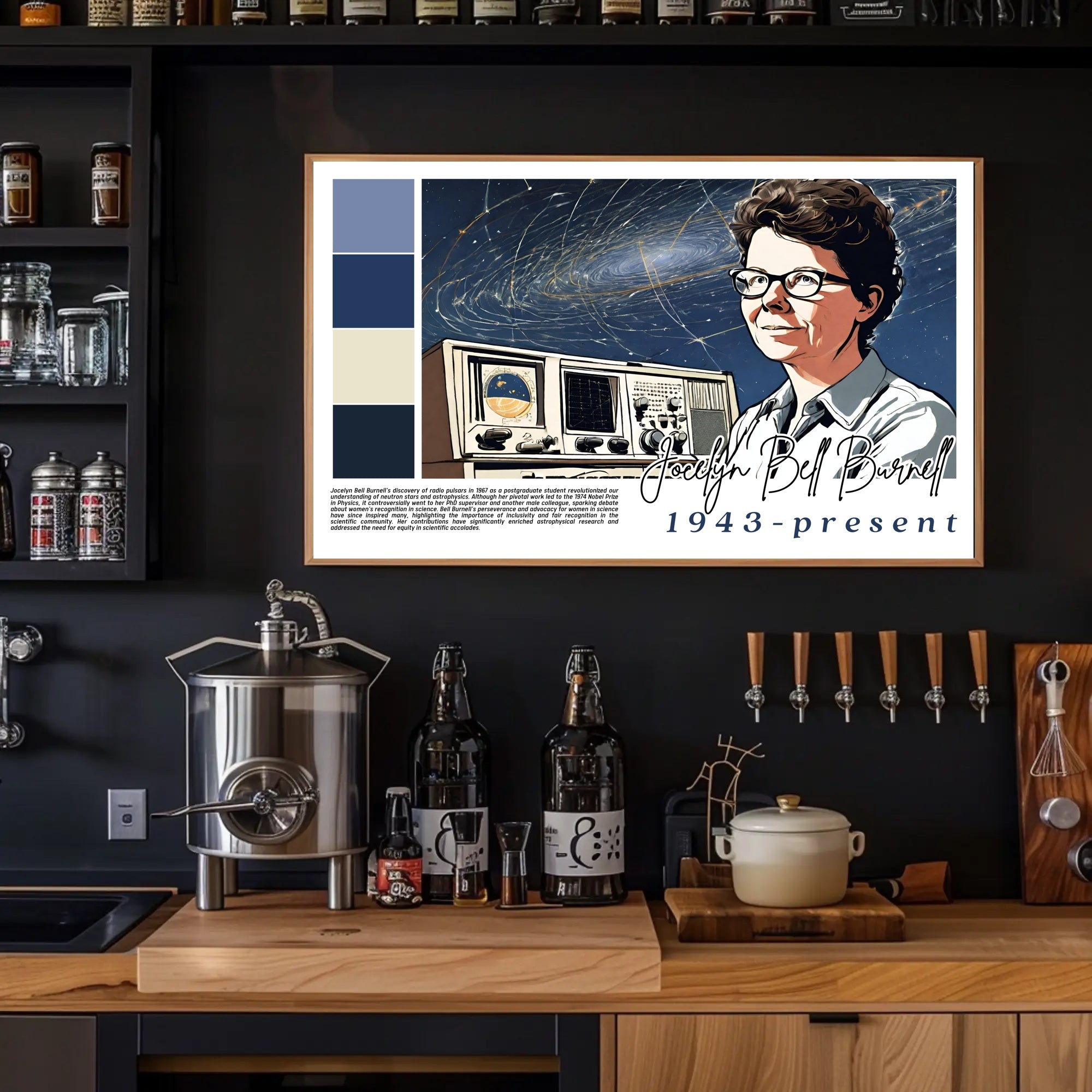 Jocelyn Bell Burnell: A Legacy in Astrophysics Poster