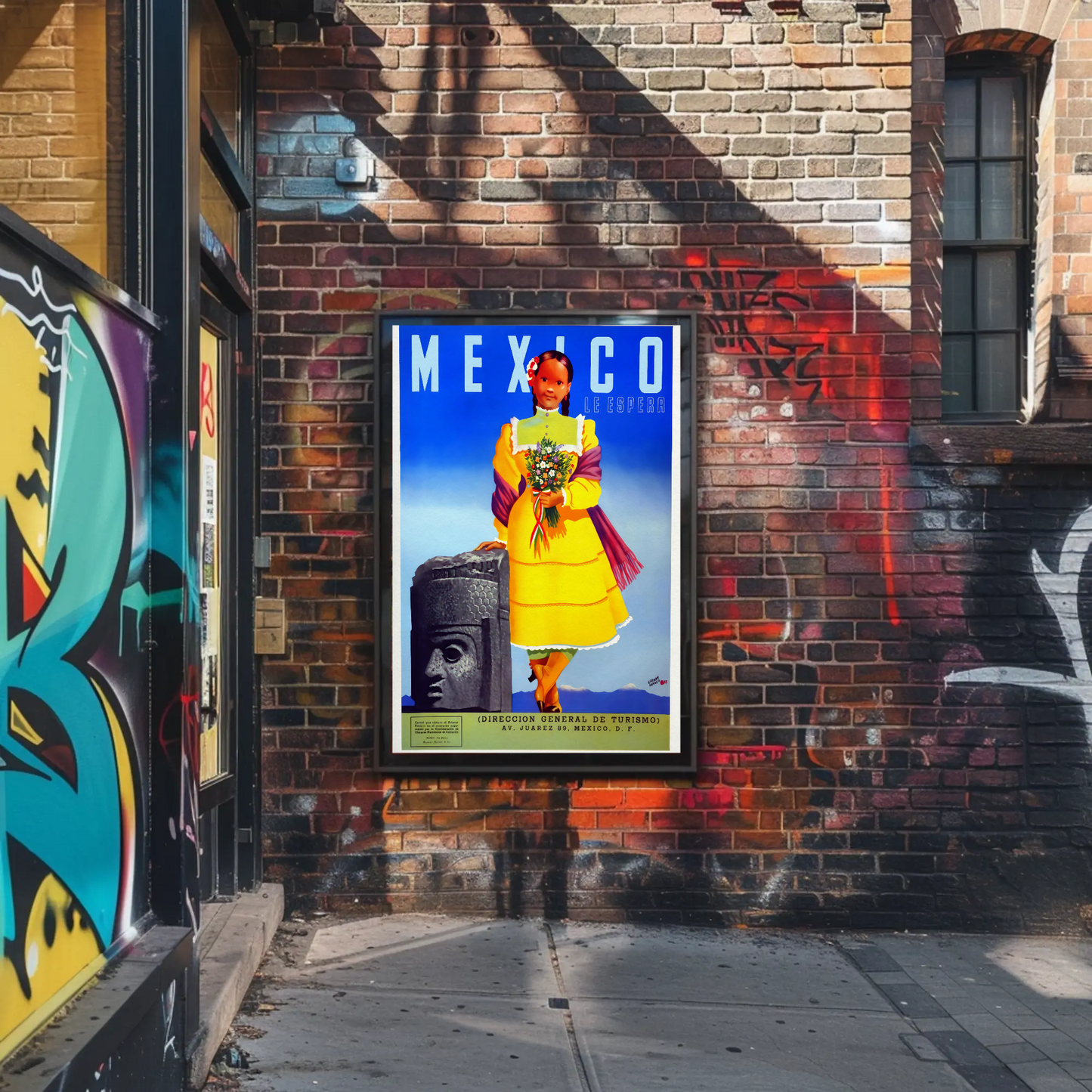 Mexico Travel Tourism Poster