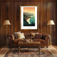 Big Sur Coastal Landscape Poster PosterGoat