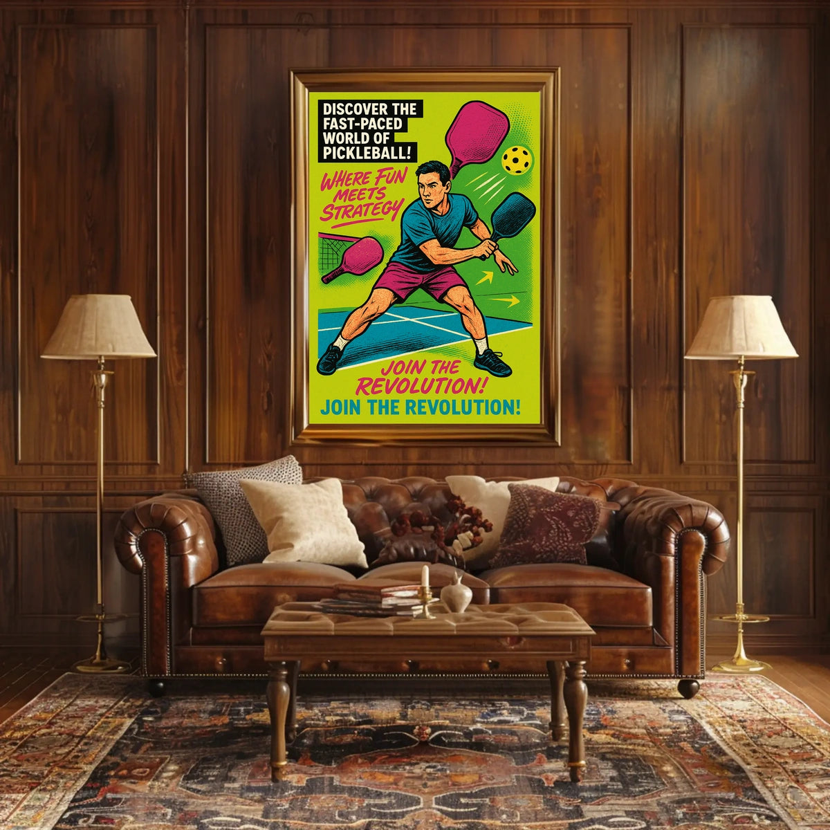 Discover the Fast-Paced World of Pickleball Poster
