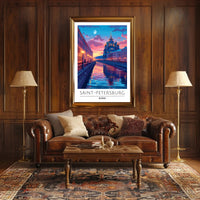 Saint Petersburg Cathedral Poster