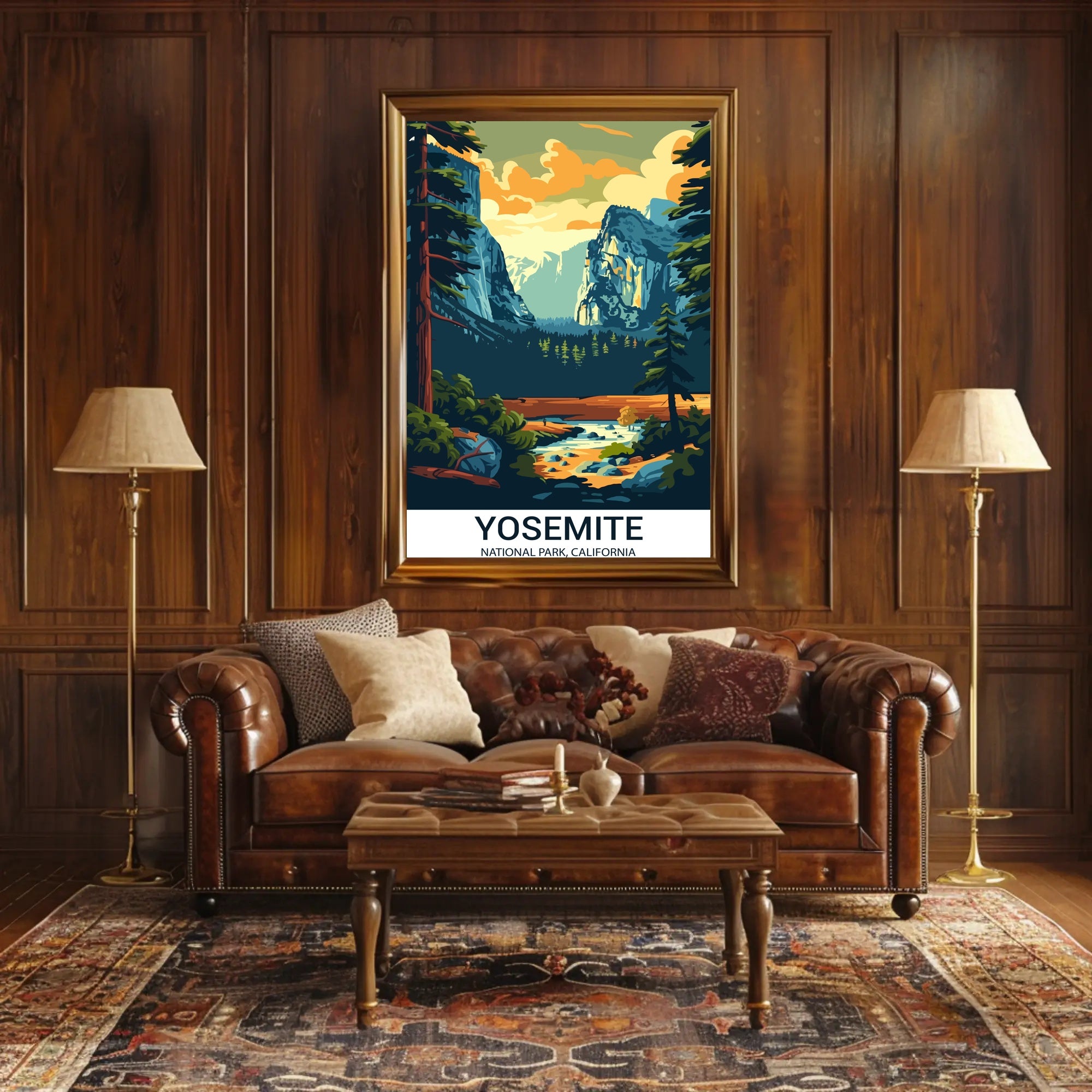 Yosemite's Majestic View National Park Poster