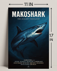 Makoshark The Oceans Predator Poster PosterGoat