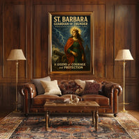 St. Barbara Guardian of Thunder Poster