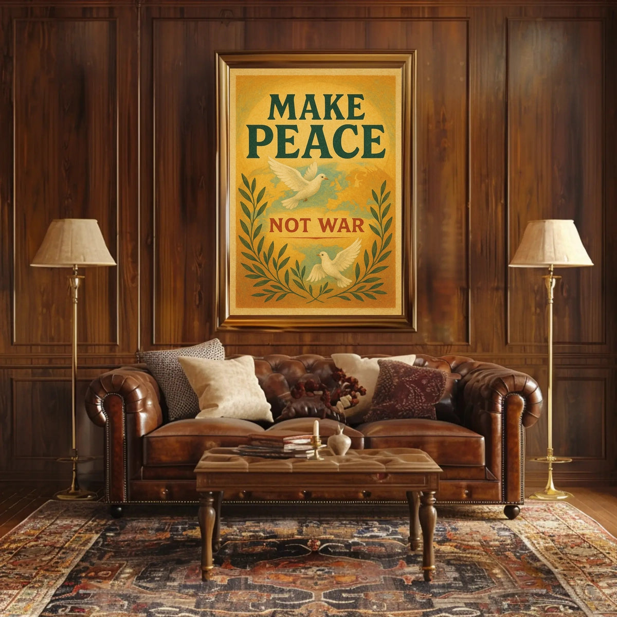 Make Peace, Not War Poster