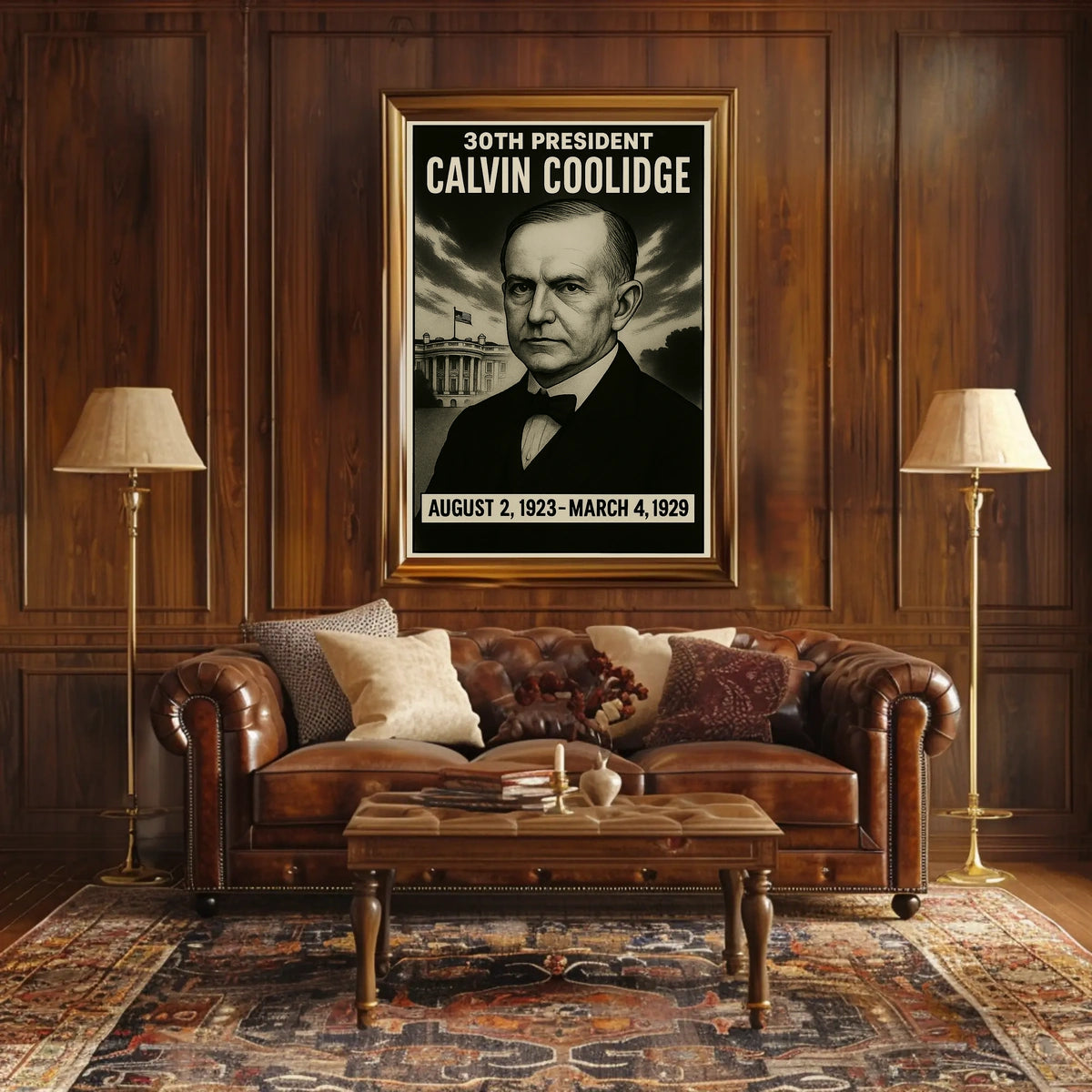 Calvin Coolidge 30Th President Poster