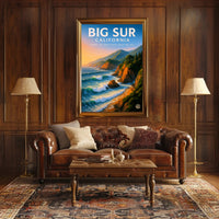 Big Sur - Where the Mountains Meet the Sea Poster PosterGoat