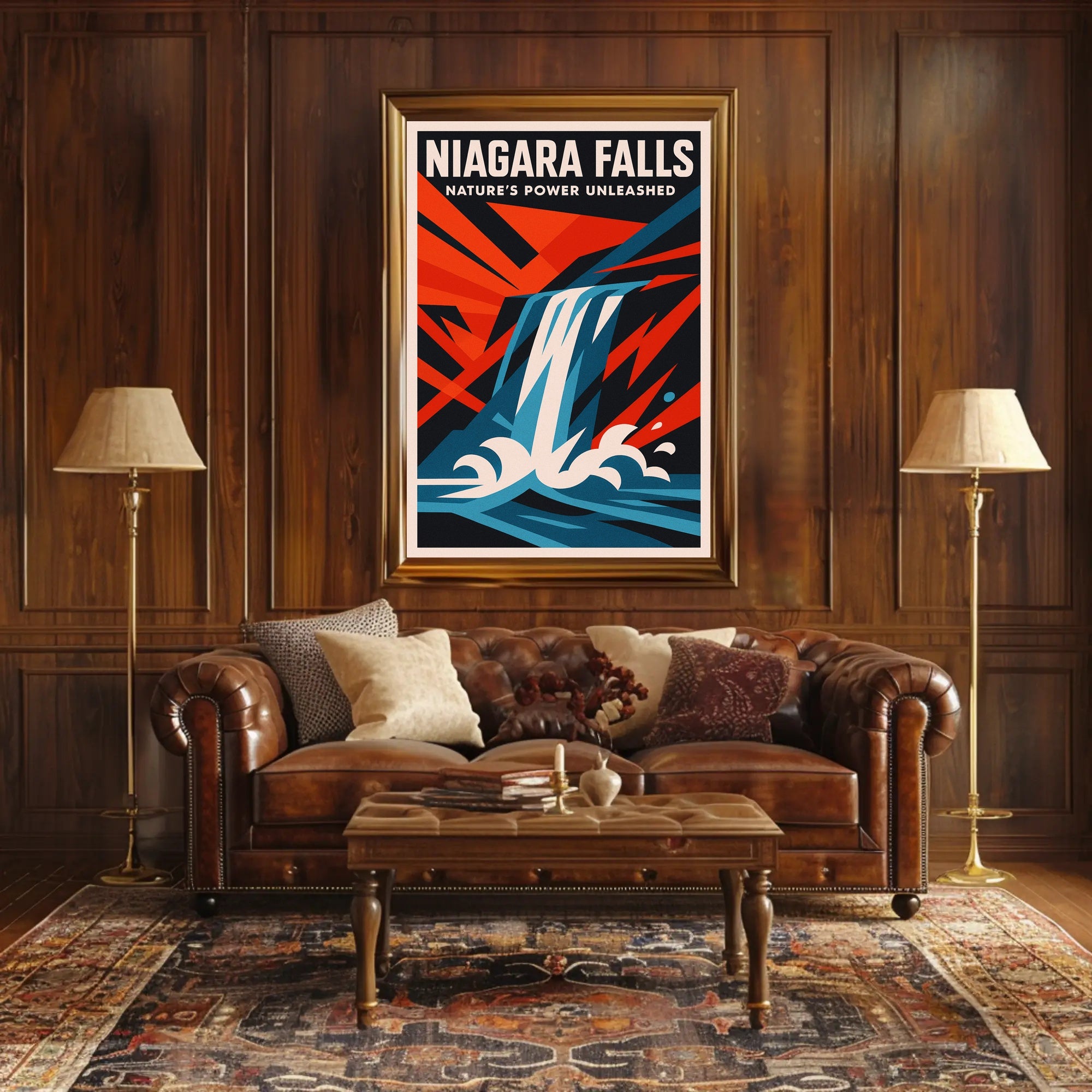 Niagara Falls Nature's Power Unleashed Poster PosterGoat