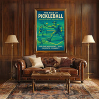 The Rise of Pickleball Poster