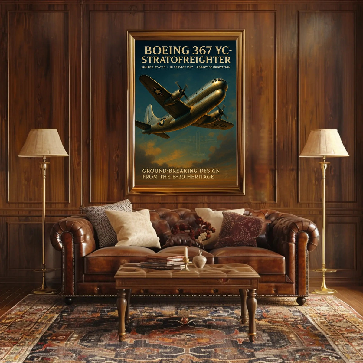 Boeing 367 Yc-Stratofreighter Poster