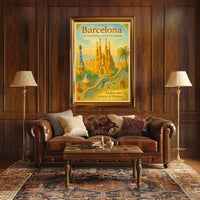 Barcelona The Enchanting Jewel of Catalonia Poster