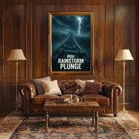 Rainstorm Plunge Poster