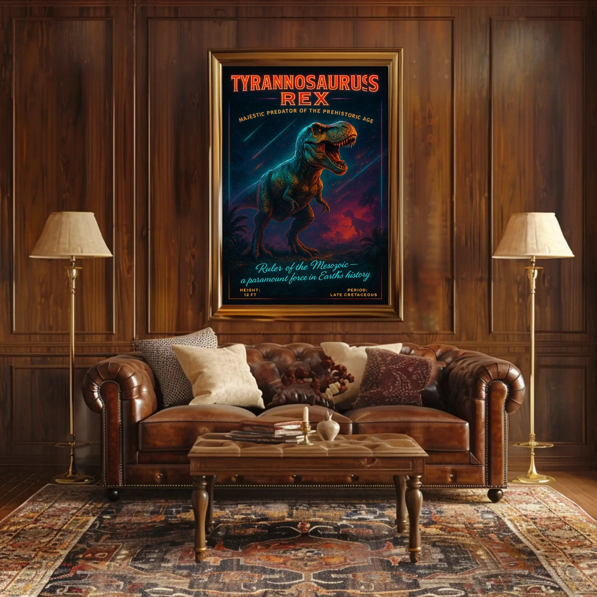 Tyrannosaurus Rex Majestic Predator Poster