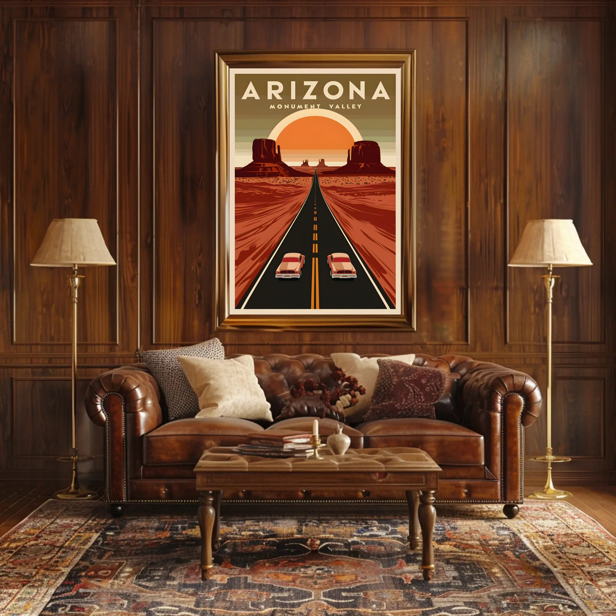 Journey Through Monument Valley Poster