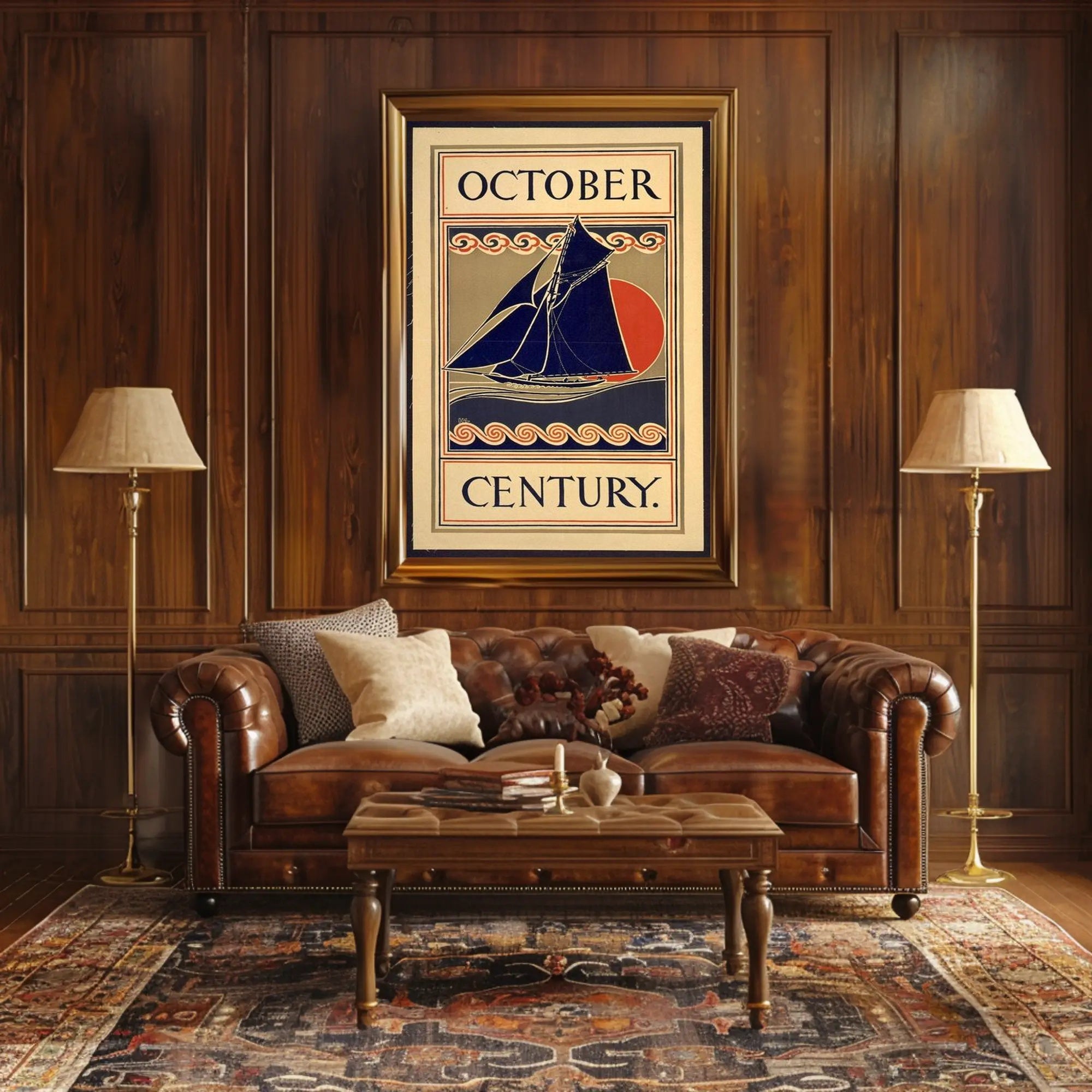 October Maritime Poster PosterGoat