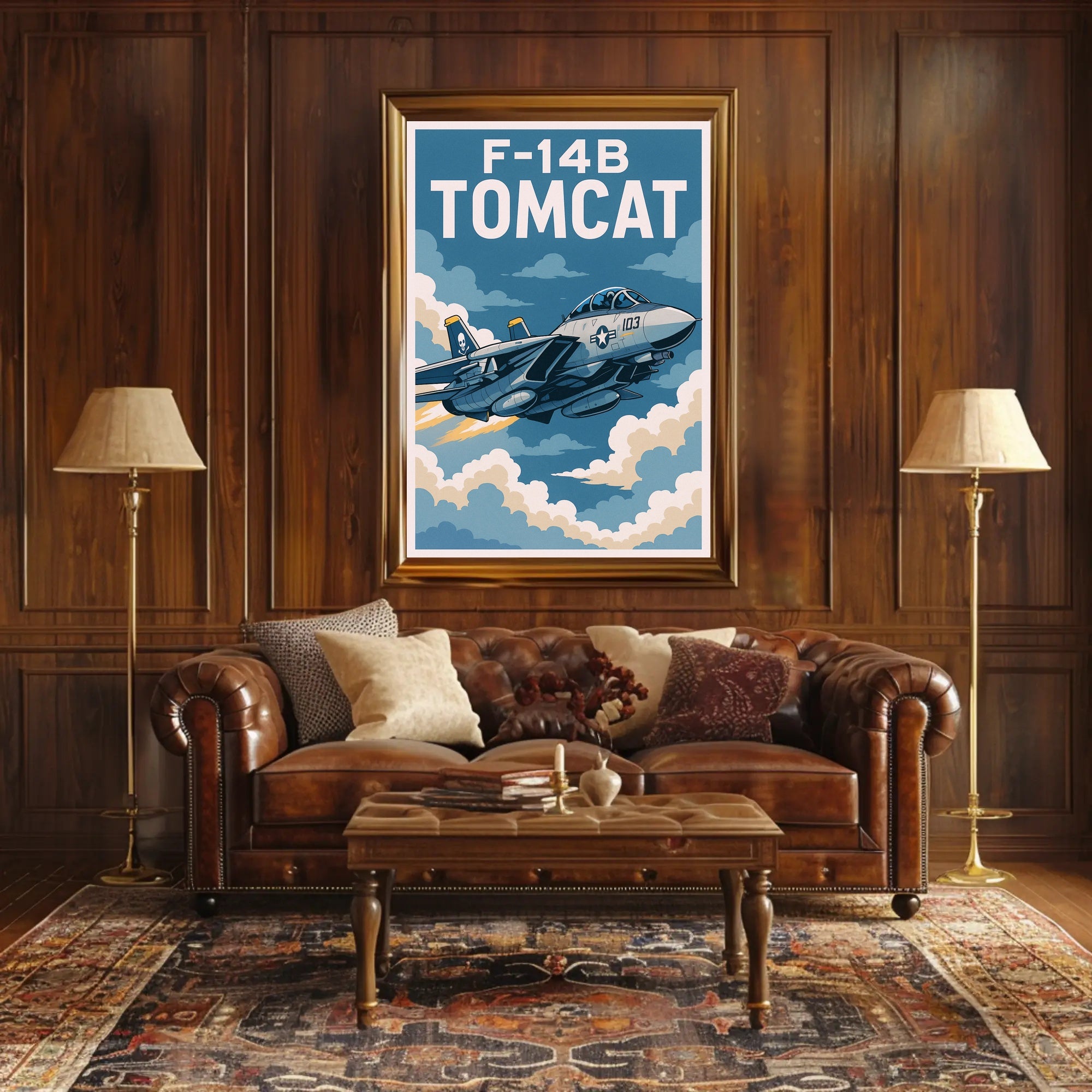 F-14B Tomcat Poster PosterGoat