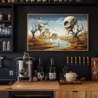 Dreamscape with Eerie Eye Trees Fantasy or Mythology Poster