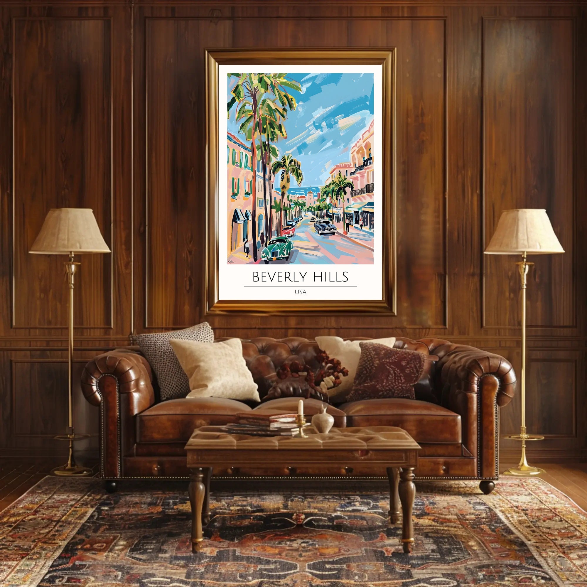 Beverly Hills Vibes Poster PosterGoat