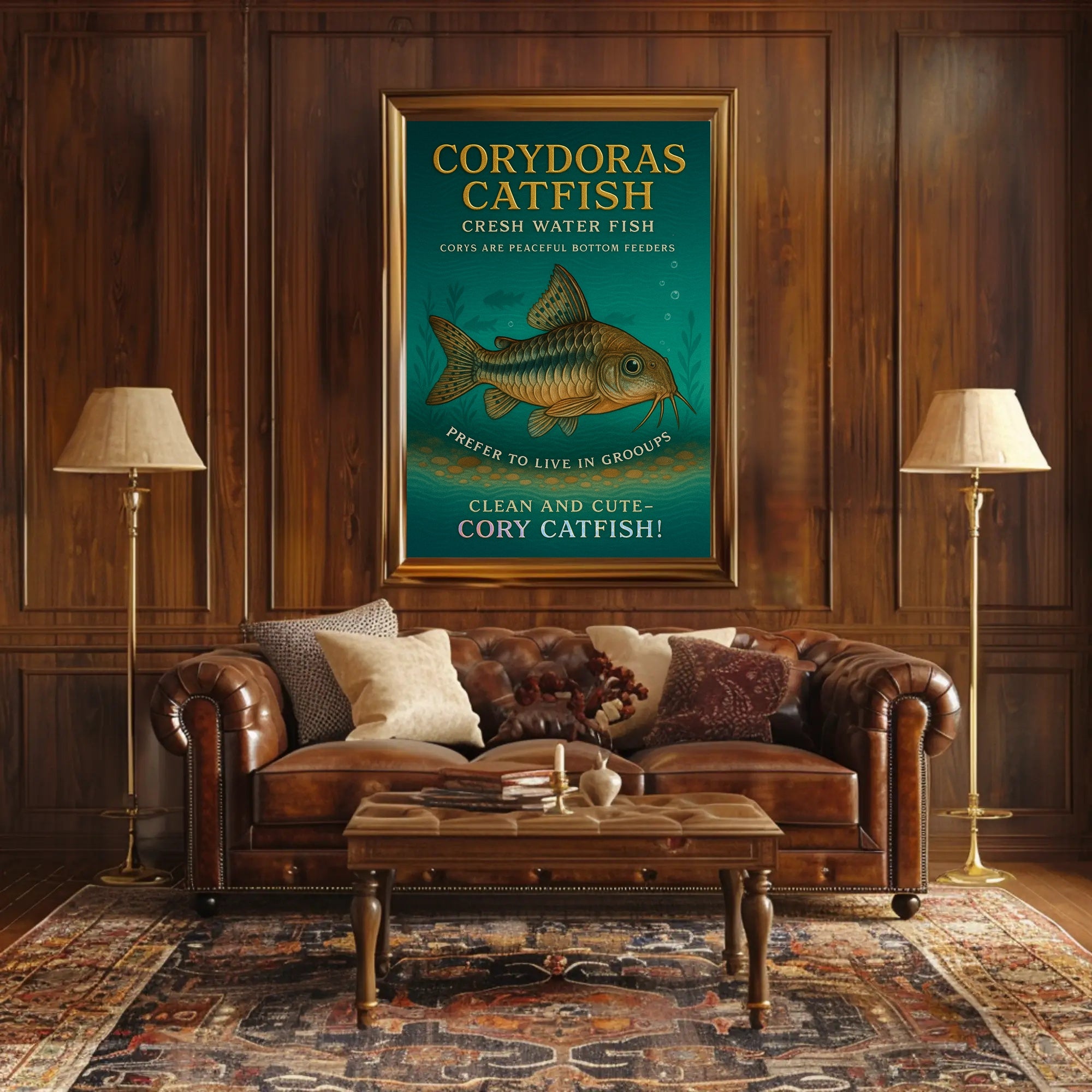 Corydoras Catfish Peaceful Bottom Poster