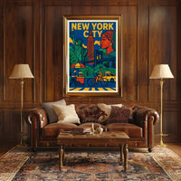 Vibrant New York City Poster