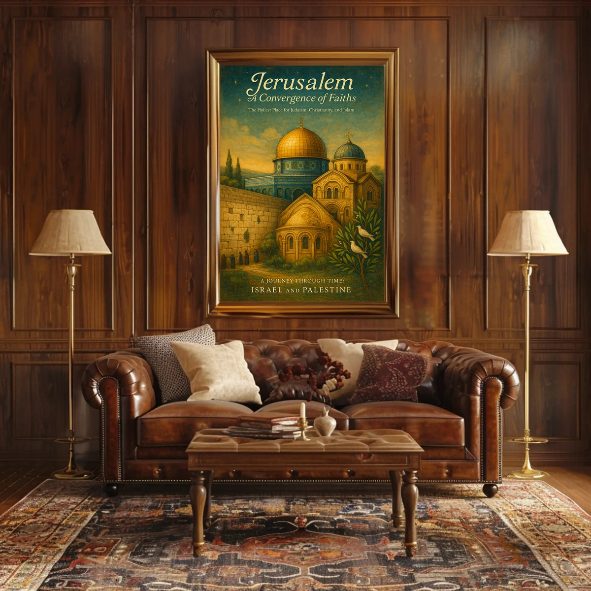 Jerusalem A Convergence Of Faiths Poster