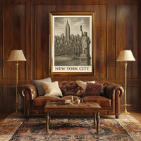 Iconic Landmarks of New York City Poster
