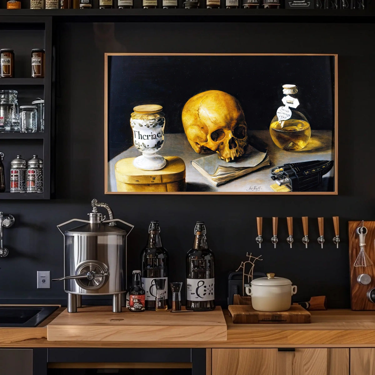 Memento Mori Still Life Dutch Golden Age Artistic Poster