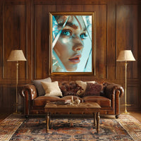 Mystical Hooded Figure Fantasy Art Poster Print PosterGoat