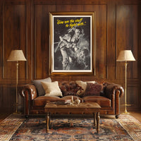 Give 'em the Stuff to Fight With Poster PosterGoat