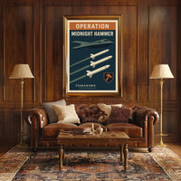 Operation Midnight Hammer Military Propaganda Poster PosterGoat