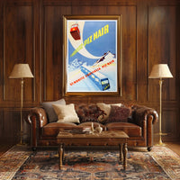 St. Moritz Ski Adventure Travel Poster PosterGoat