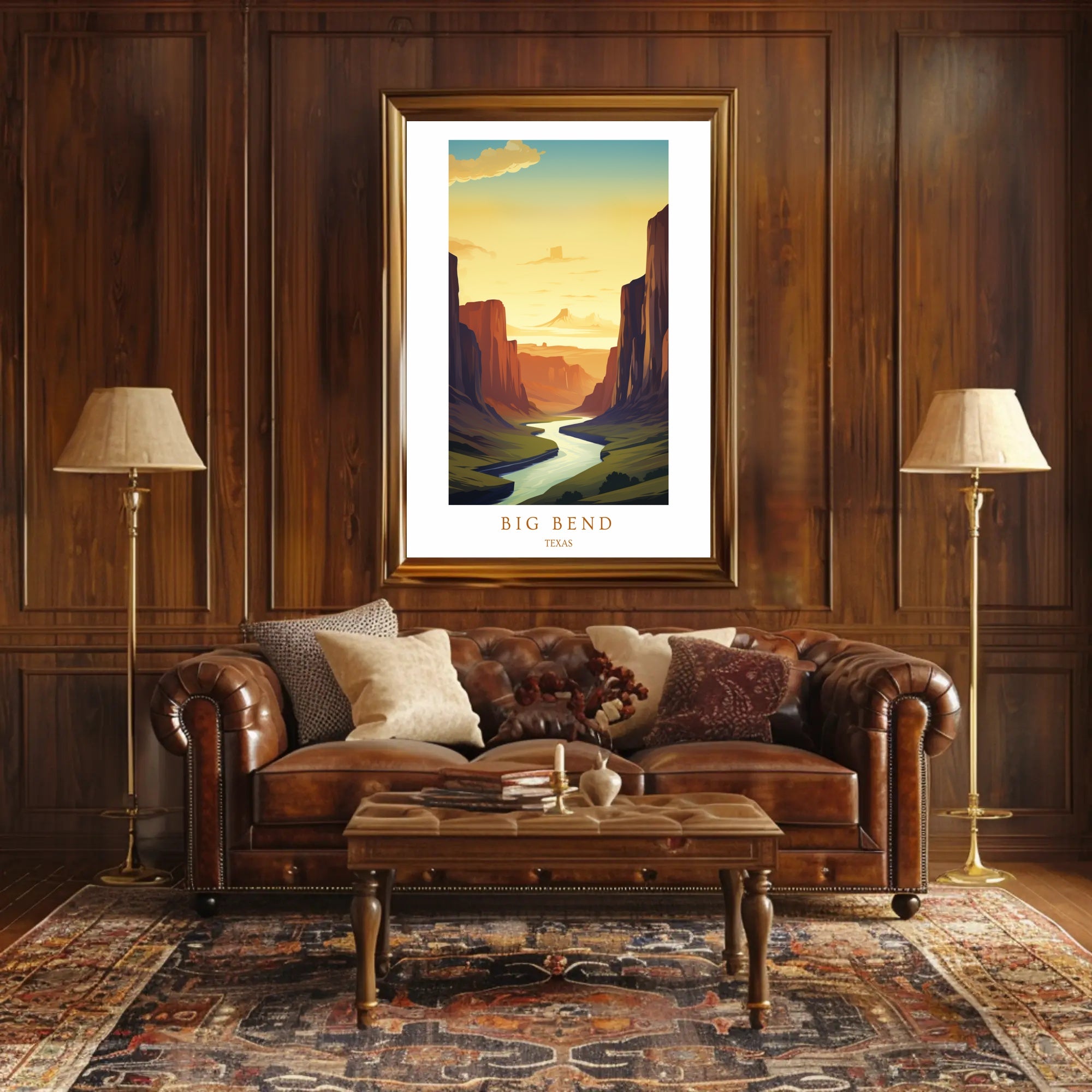 Big Bend Scenic View Poster PosterGoat
