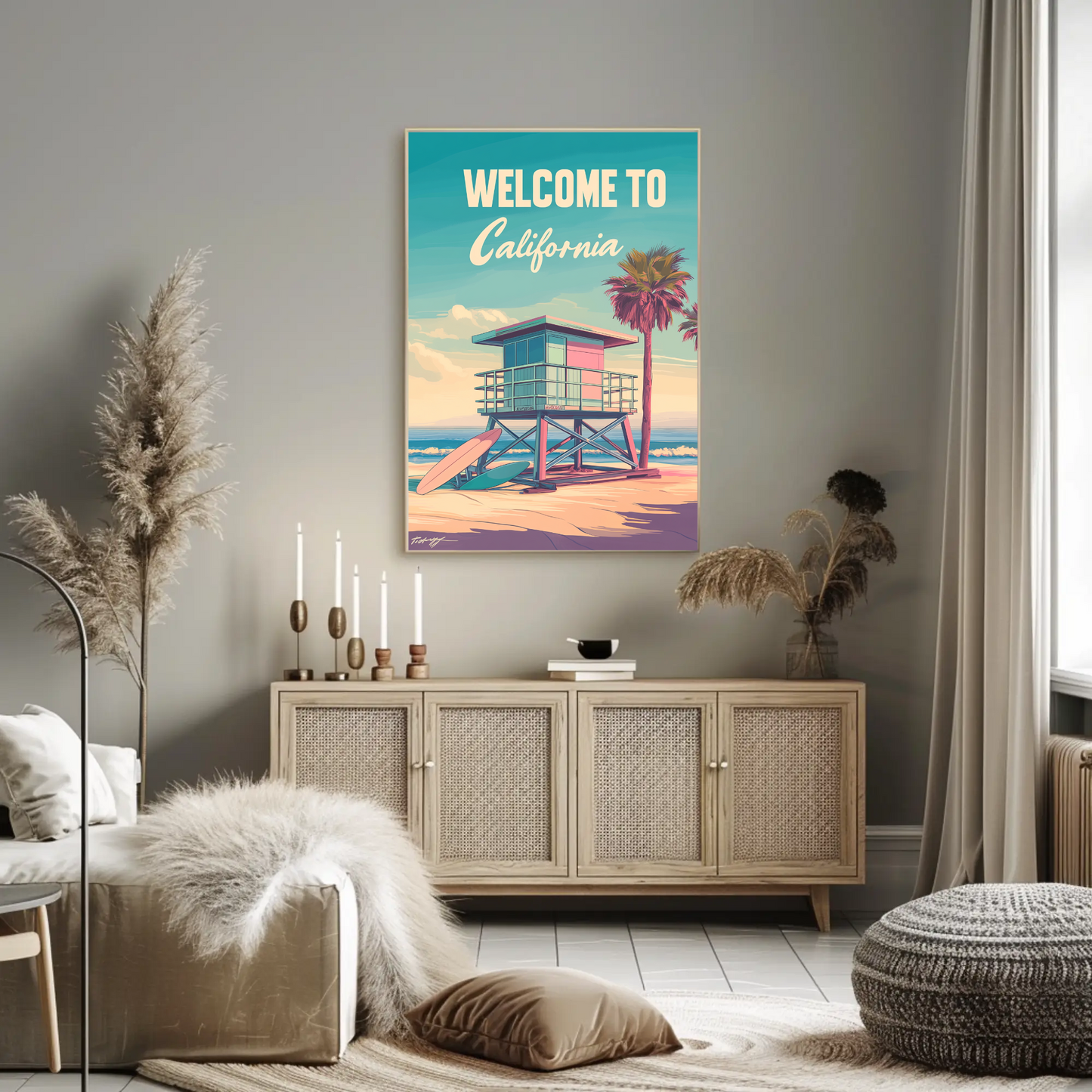 Welcome to California Poster