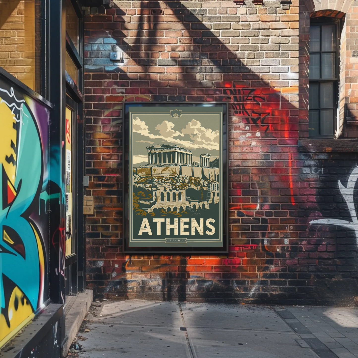 Athens Acropolis Poster