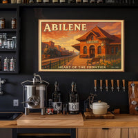 Abilene Heart of the Frontier Poster Print