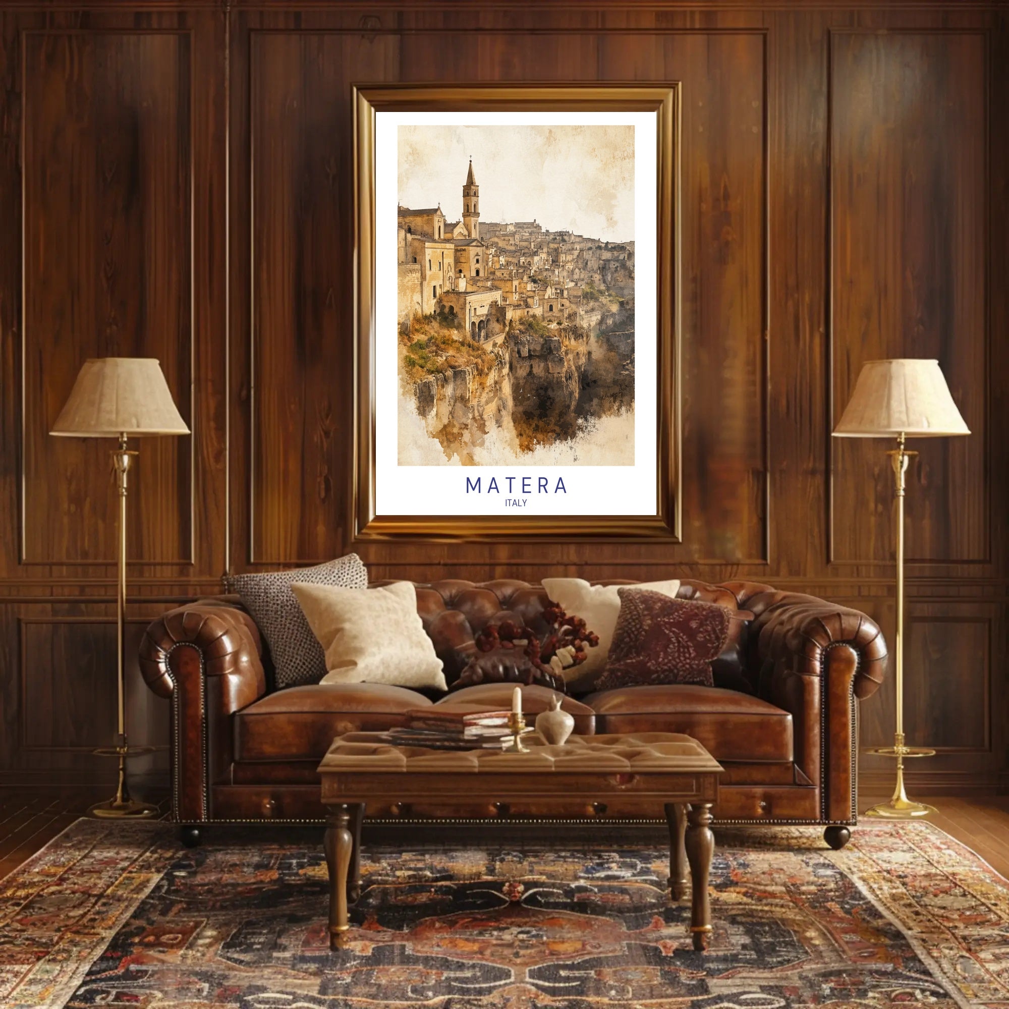 Matera: A Timeless Landscape Poster PosterGoat